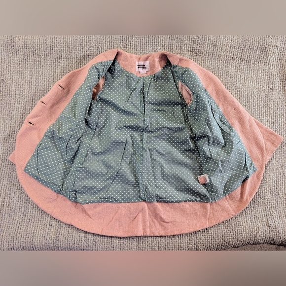 Anthropologie Electric Love Light Textured Petal Jacket in Pink Size US 2 - Picture 10 of 16